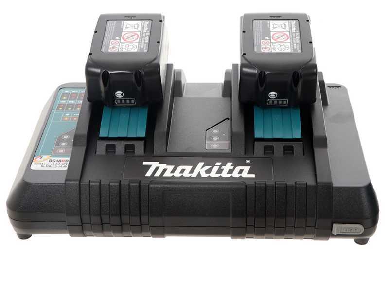 Makita DCU180 - Carriola elettrica con ruote con vasca - 2 batterie 18V 5Ah